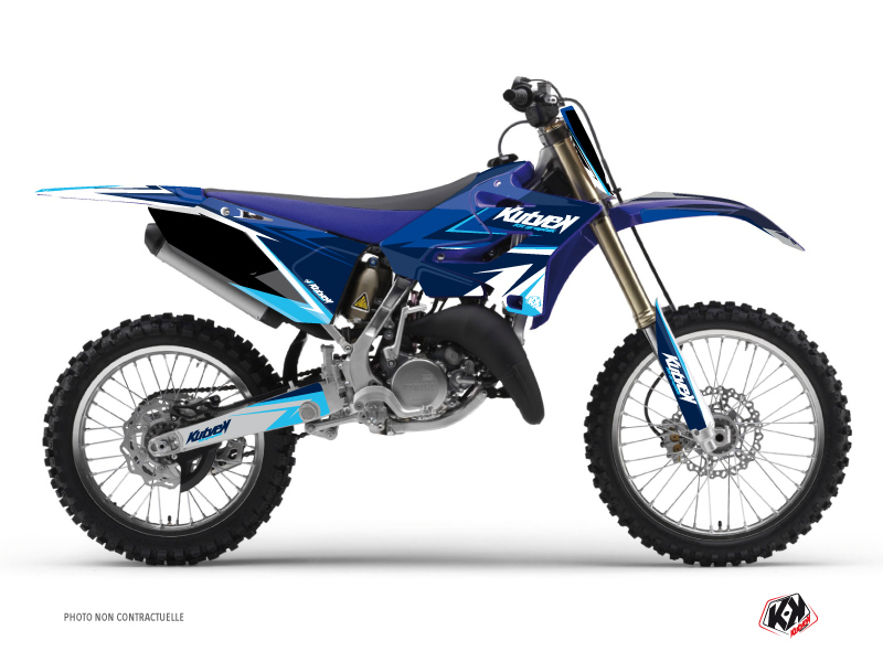 Kit Déco Moto Cross Stage Yamaha 125 YZ Bleu