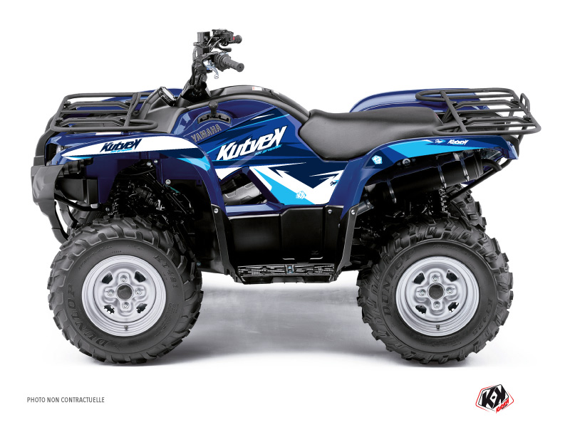 Yamaha 125 Grizzly ATV Stage Graphic Kit Blue
