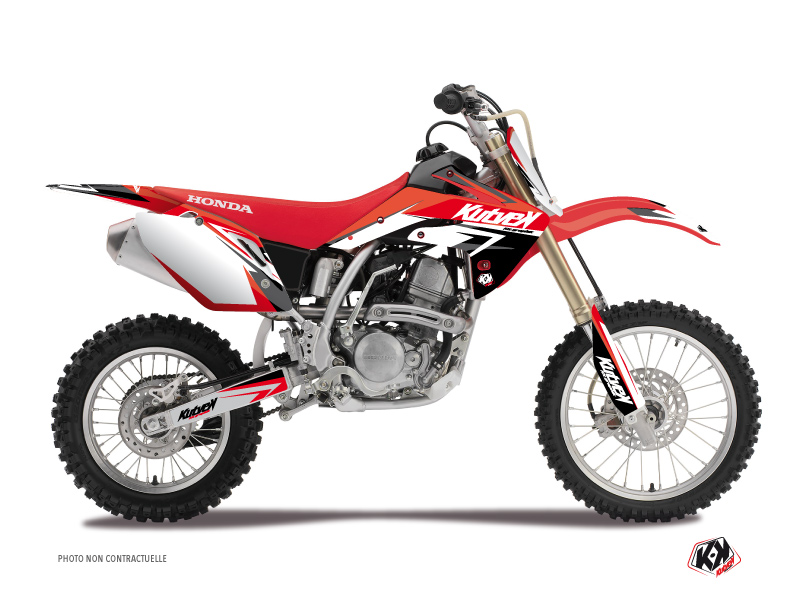Honda 150 CRF Dirt Bike Stage Graphic Kit Red Kutvek Kit Graphik