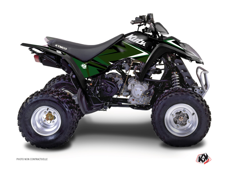 Kymco 300 MAXXER ATV Stage Graphic Kit Black Green