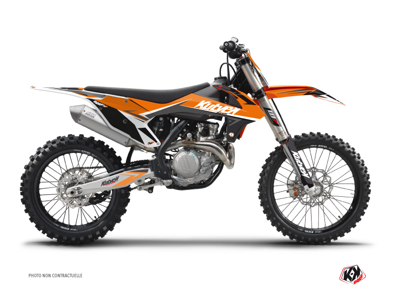 KTM 250 SXF Dirt Bike Stage Graphic Kit Orange