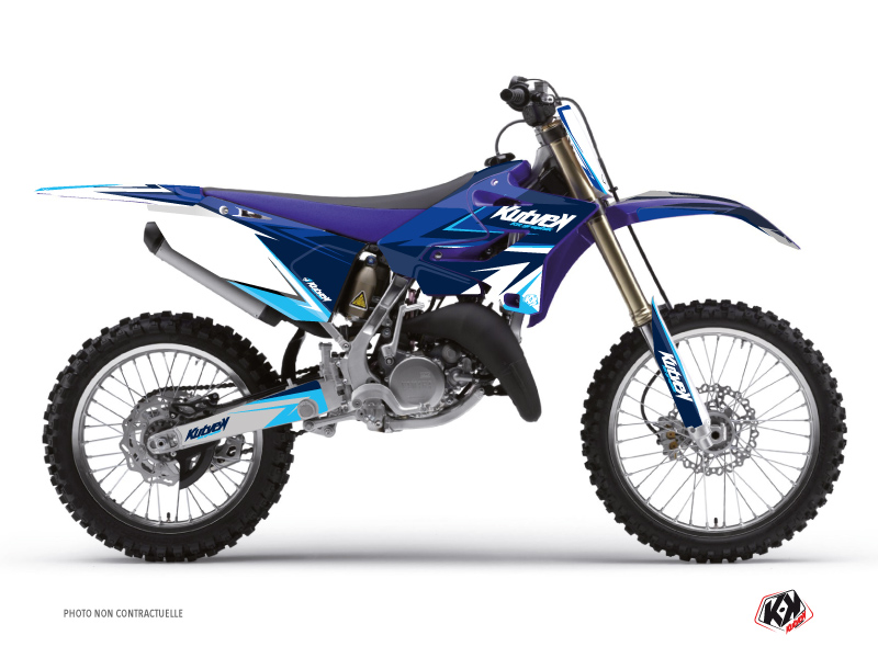 Kit Déco Moto Cross Stage Yamaha 250 YZ Bleu