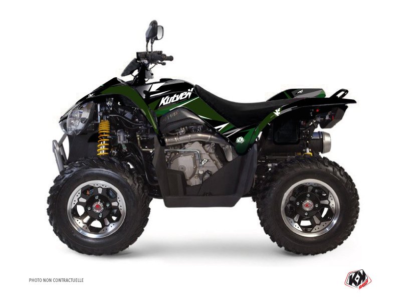 Kymco 450 MAXXER ATV Stage Graphic Kit Black Green
