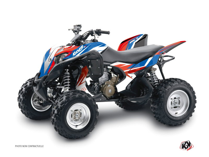 Kit Déco Quad Stage Honda 700 TRX Bleu Rouge