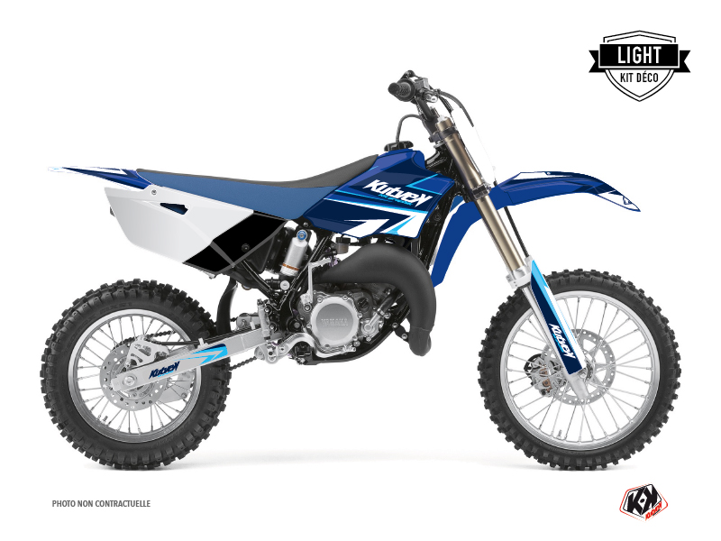 Yamaha 85 YZ Dirt Bike Stage Graphic Kit Blue LIGHT