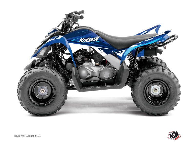 Yamaha 90 Raptor ATV Stage Graphic Kit Blue