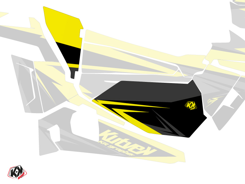 Kit Déco Portes Basses Dragonfire Stage SSV Polaris RZR 900S/1000/Turbo 2015-2017 Noir Jaune