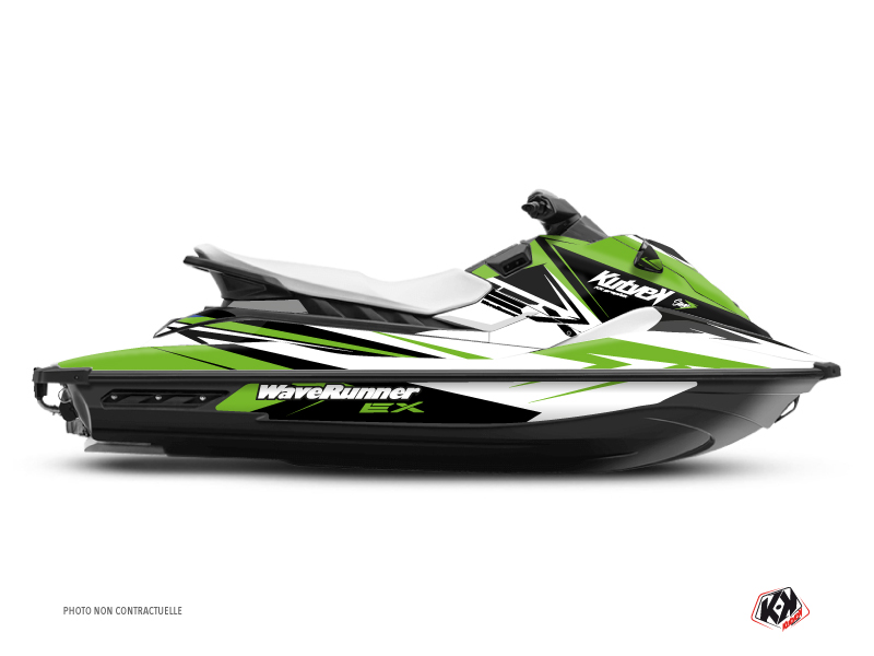 Yamaha EX Jet-Ski Stage Graphic Kit White Green