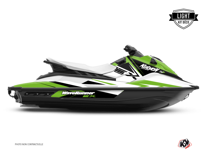 Yamaha EX Jet-Ski Stage Graphic Kit White Green LIGHT