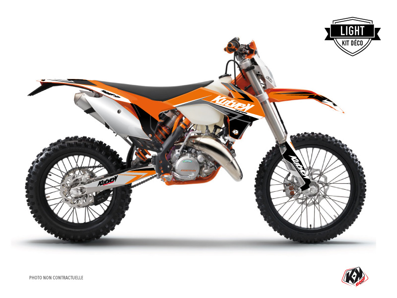 KTM EXC-EXCF Dirt Bike Stage Graphic Kit Orange LIGHT