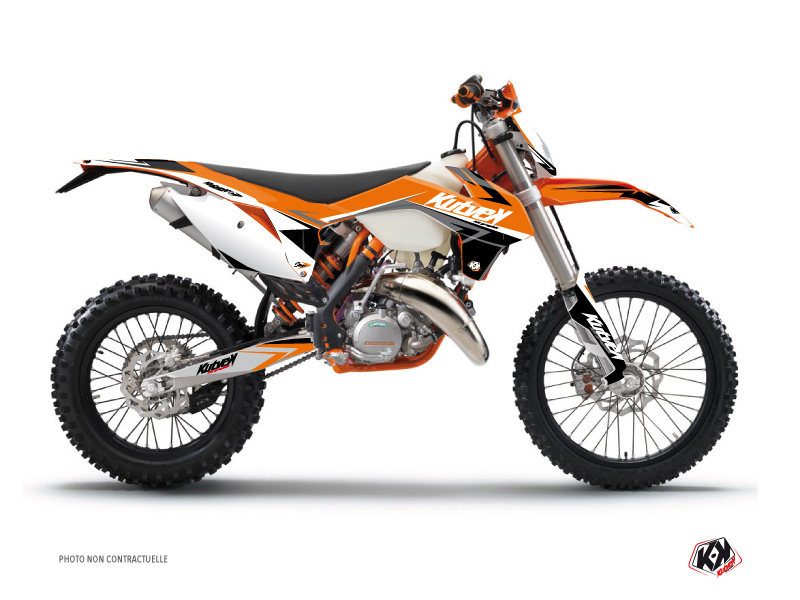 KTM EXC-EXCF Dirt Bike Stage Graphic Kit Orange