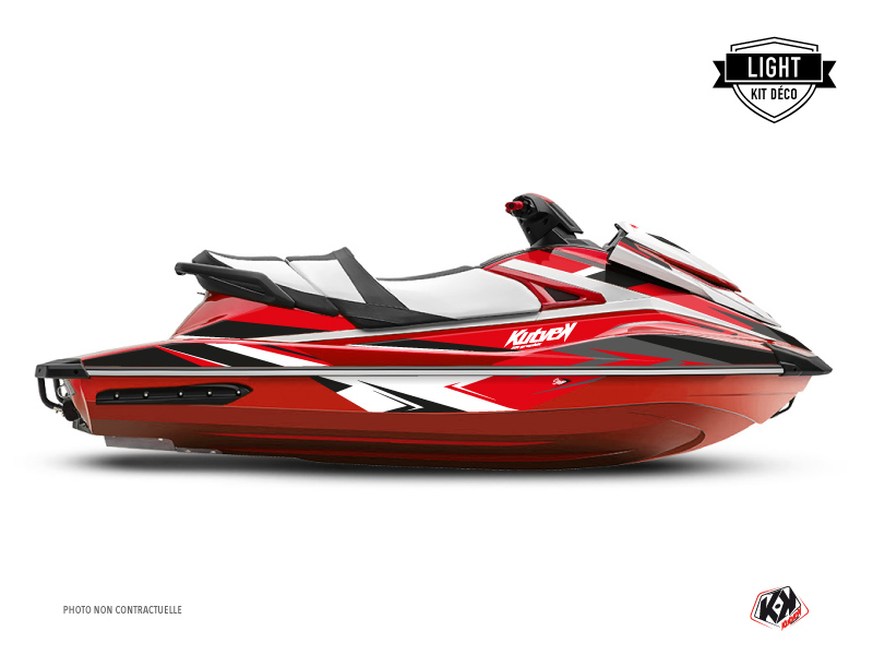 Kit Déco Jet-Ski Stage Yamaha GP 1800 Rouge Noir LIGHT