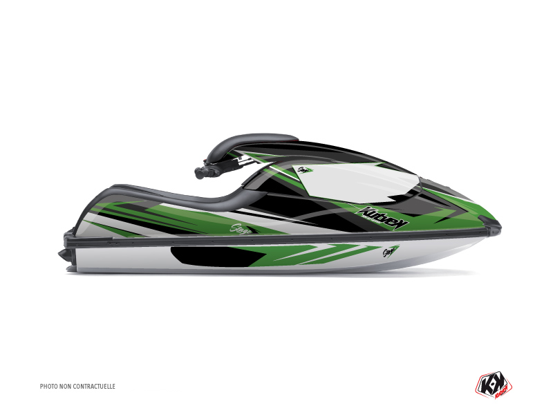 Kawasaki Jet X2 Jet-Ski Stage Graphic Kit Green