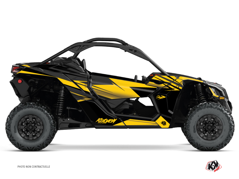 Kit Déco SSV Stage Can Am Maverick X3 Jaune