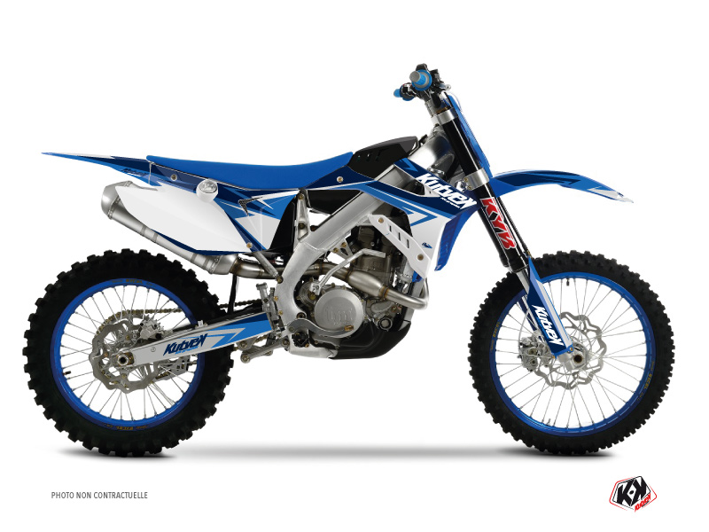 TM MX 250 Dirt Bike Stage Graphic Kit Blue