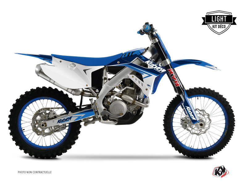 TM MX 250 FI Dirt Bike Stage Graphic Kit Blue LIGHT