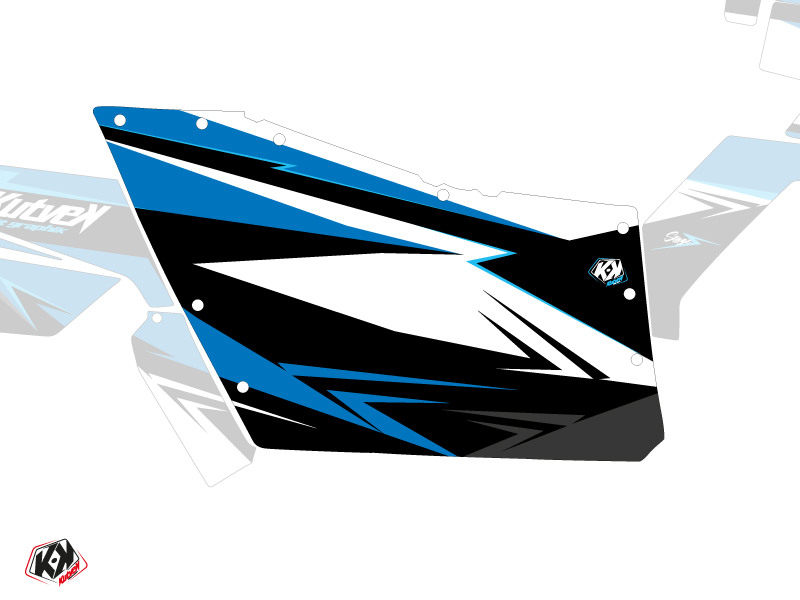 Kit Déco Portes Origine Polaris Stage SSV Polaris RZR 570/800/900 2008-2014 Bleu