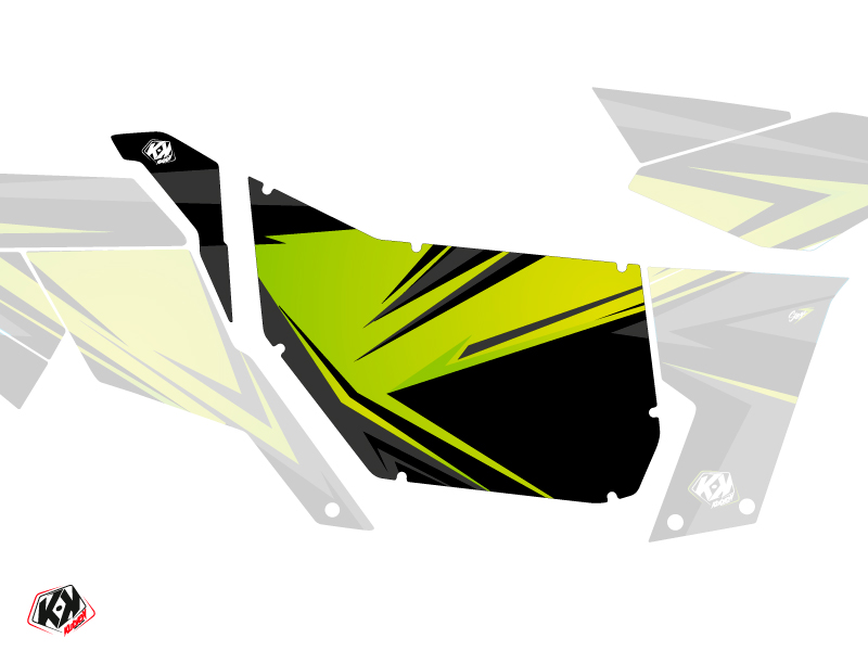 Graphic Kit Doors Suicide Pro Armor Stage Can Am Maverick 2012-2017 Green