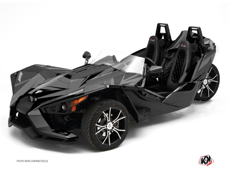 Kit Déco Hybride Stage Polaris Slingshot Noir Gris