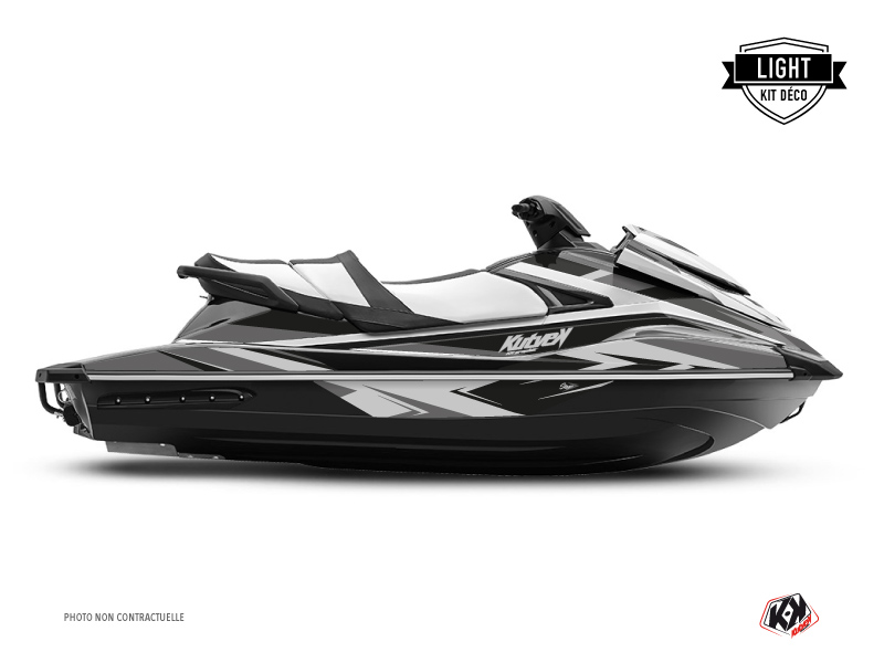 Yamaha VX Jet-Ski Stage Graphic Kit Black Grey LIGHT