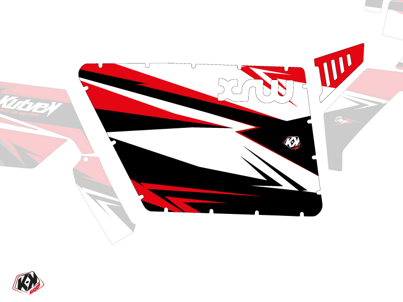 Graphic Kit Doors Standard XRW Stage UTV Polaris RZR 570/800/900 2008-2014 Black Red