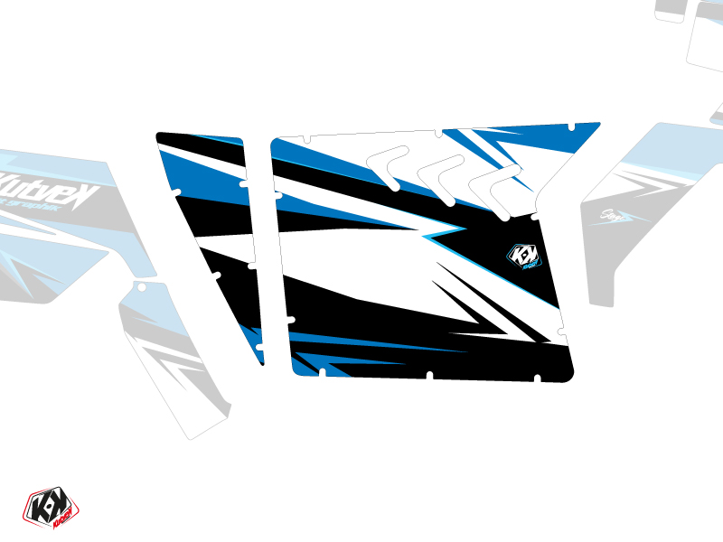 Graphic Kit Doors Suicide XRW Stage UTV Polaris RZR 570/800/900 2008-2014 Blue