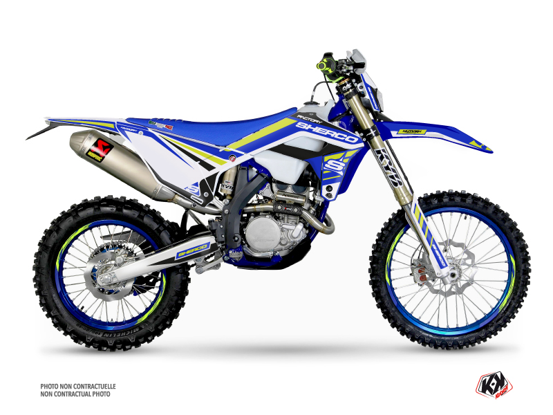 Sherco SE / SEF Dirt Bike Stam Graphic Kit Blue