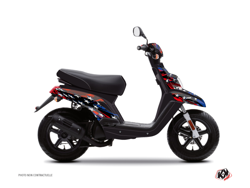 Kit Déco Scooter Stars MBK Booster Bleu