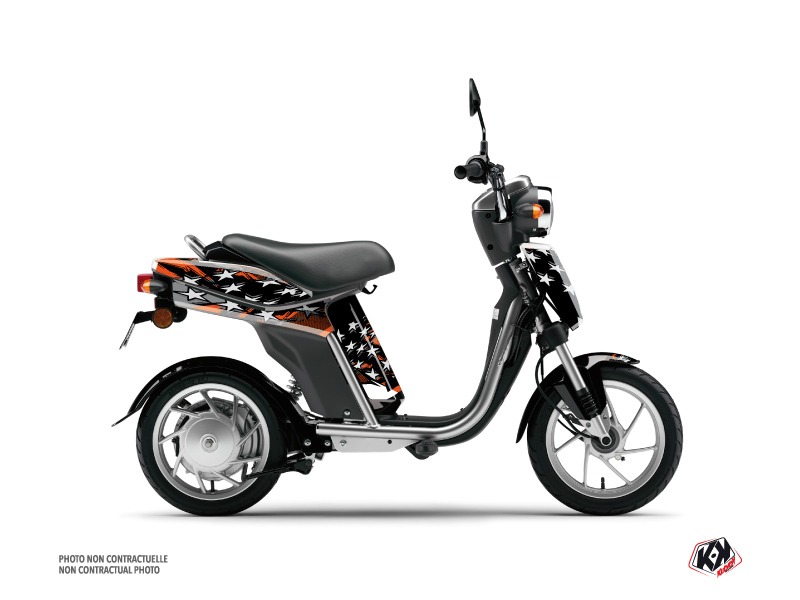 Kit Déco Scooter Stars MBK Eco-3 Orange