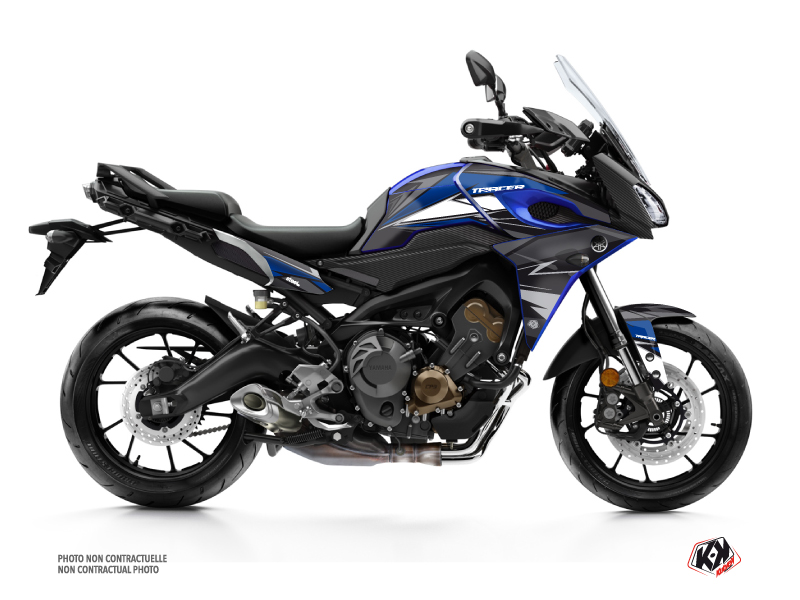 Kit Déco Moto Steel Yamaha TRACER 900 Noir Bleu