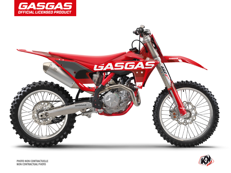 GASGAS MC 125 Dirt Bike Stella Graphic Kit Red