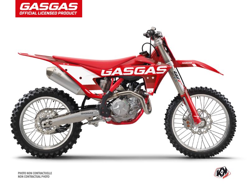 Kit Déco Moto Cross Stella GASGAS EXF 350 Rouge