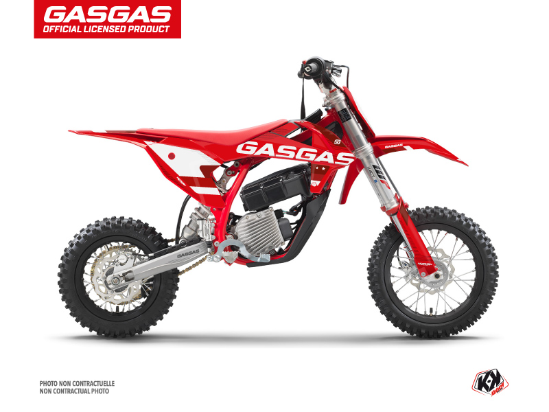 Kit Déco Moto Cross Stella GASGAS MC-E 5 Rouge