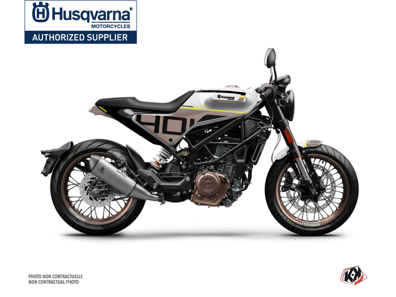 Kit Déco Moto Straight Husqvarna Vitpilen 401 Noir Marron