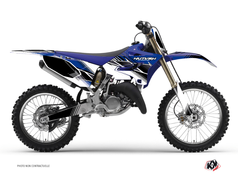 Kit Déco Moto Cross Stripe Yamaha 125 YZ Bleu