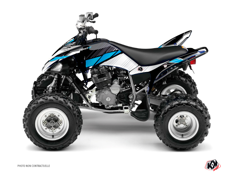 Kit Déco Quad Stripe Yamaha 250 Raptor Noir