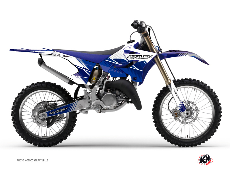 Kit Déco Moto Cross Stripe Yamaha 250 YZ Bleu Nuit