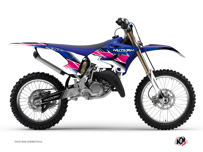 Kit Déco Moto Cross Stripe Yamaha 250 YZ Rose