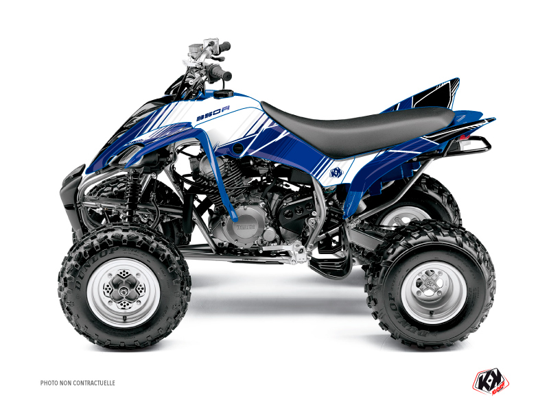 Yamaha 350 Raptor ATV Stripe Graphic Kit Night Blue