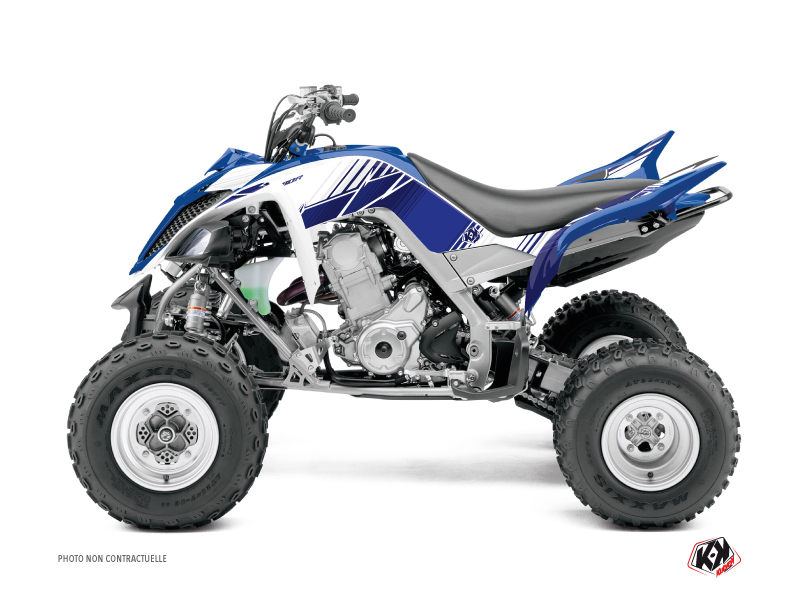 Yamaha 660 Raptor ATV Stripe Graphic Kit Night Blue