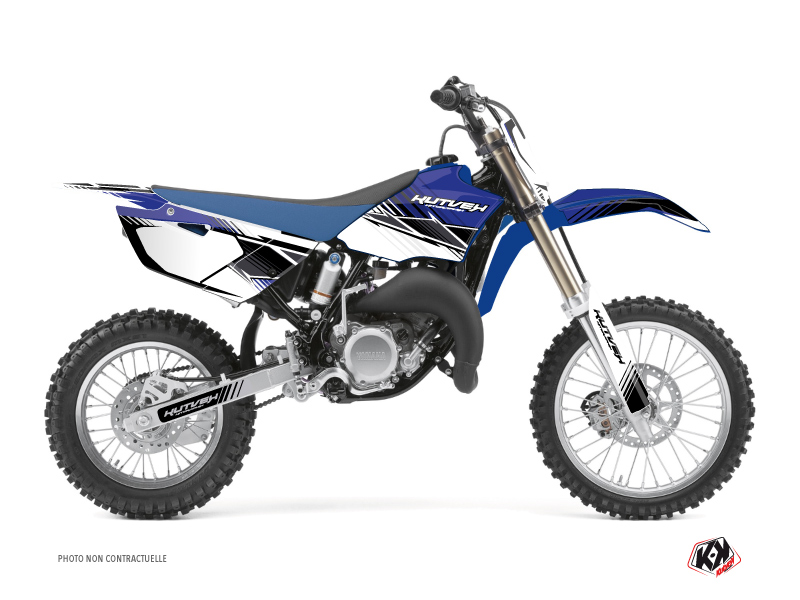 Kit Déco Moto Cross Stripe Yamaha 85 YZ Bleu