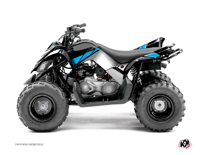 Yamaha 90 Raptor ATV Stripe Graphic Kit Black