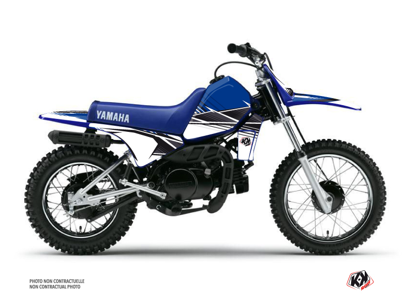 Yamaha PW 80 Dirt Bike Stripe Graphic Kit Blue
