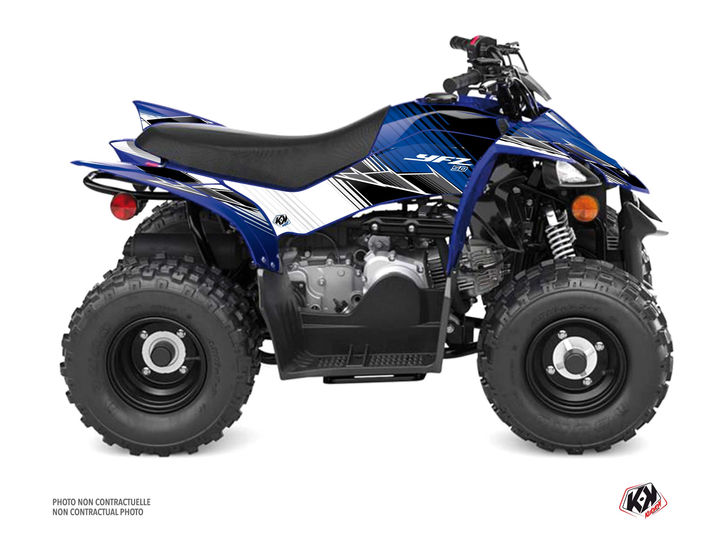 Kit Déco Quad Stripe Yamaha 50 YFZ Gris