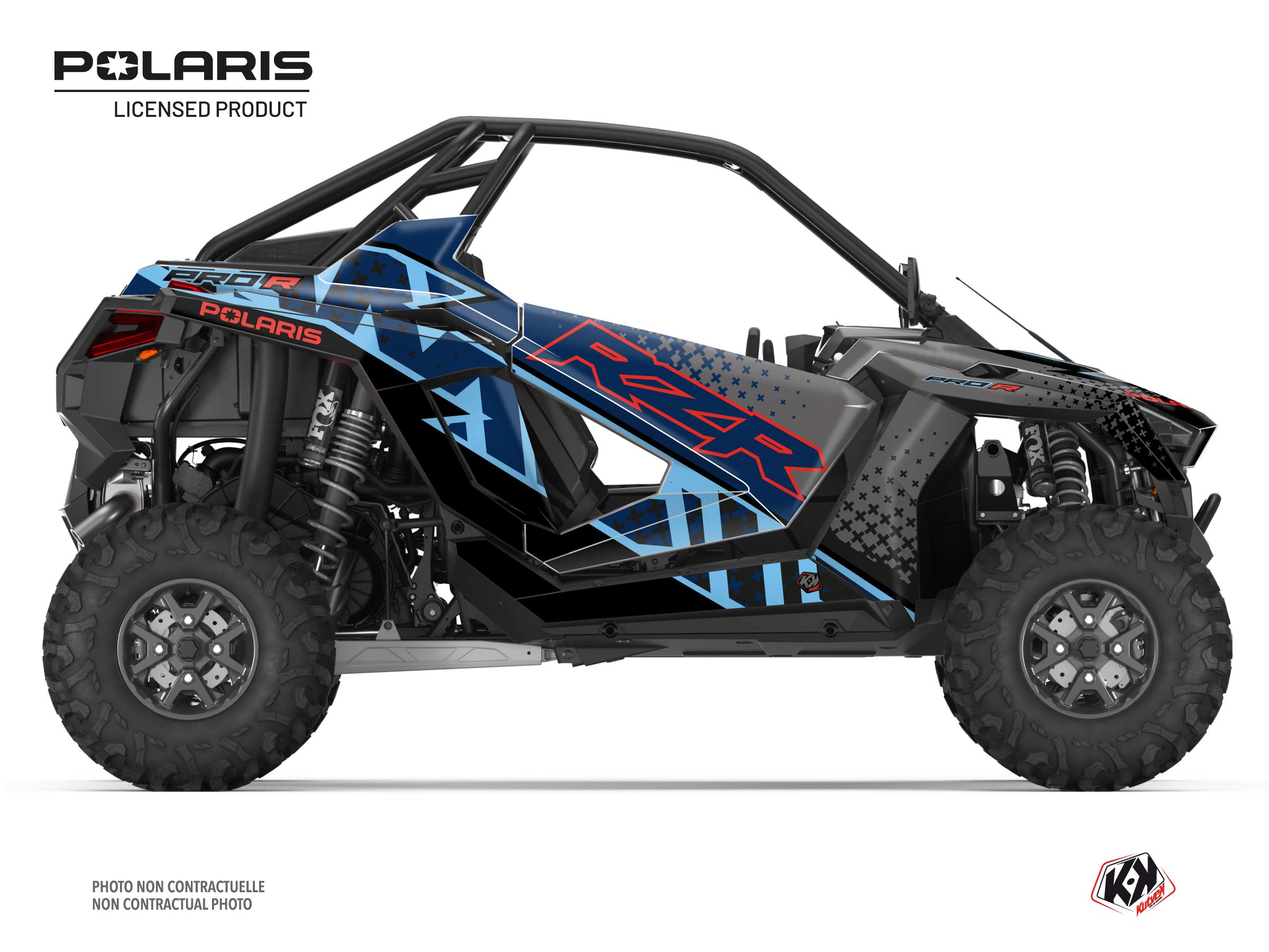 Polaris RZR PRO R UTV Stun Graphic Kit Blue