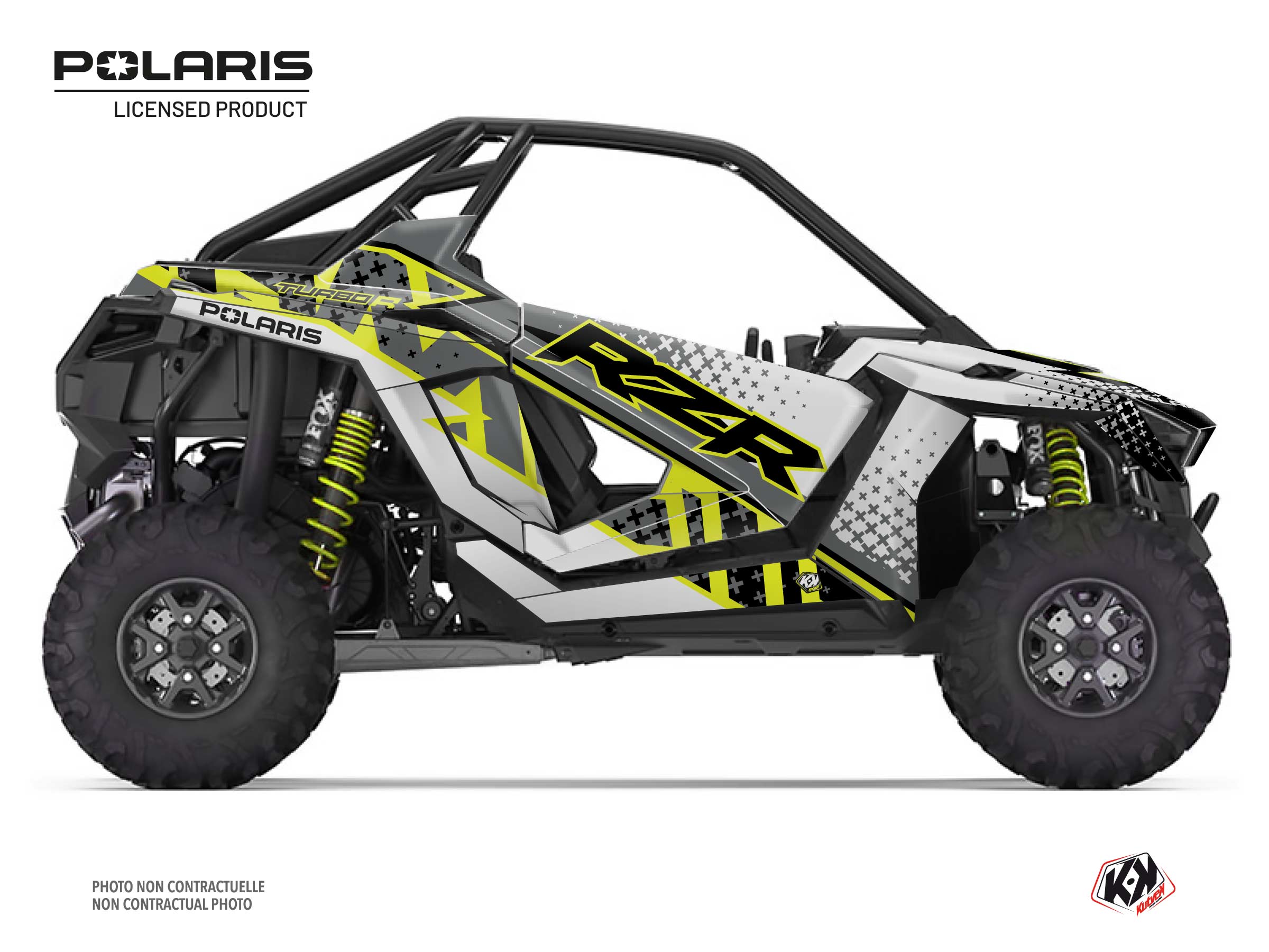 Polaris RZR PRO R UTV Stun Graphic Kit Grey