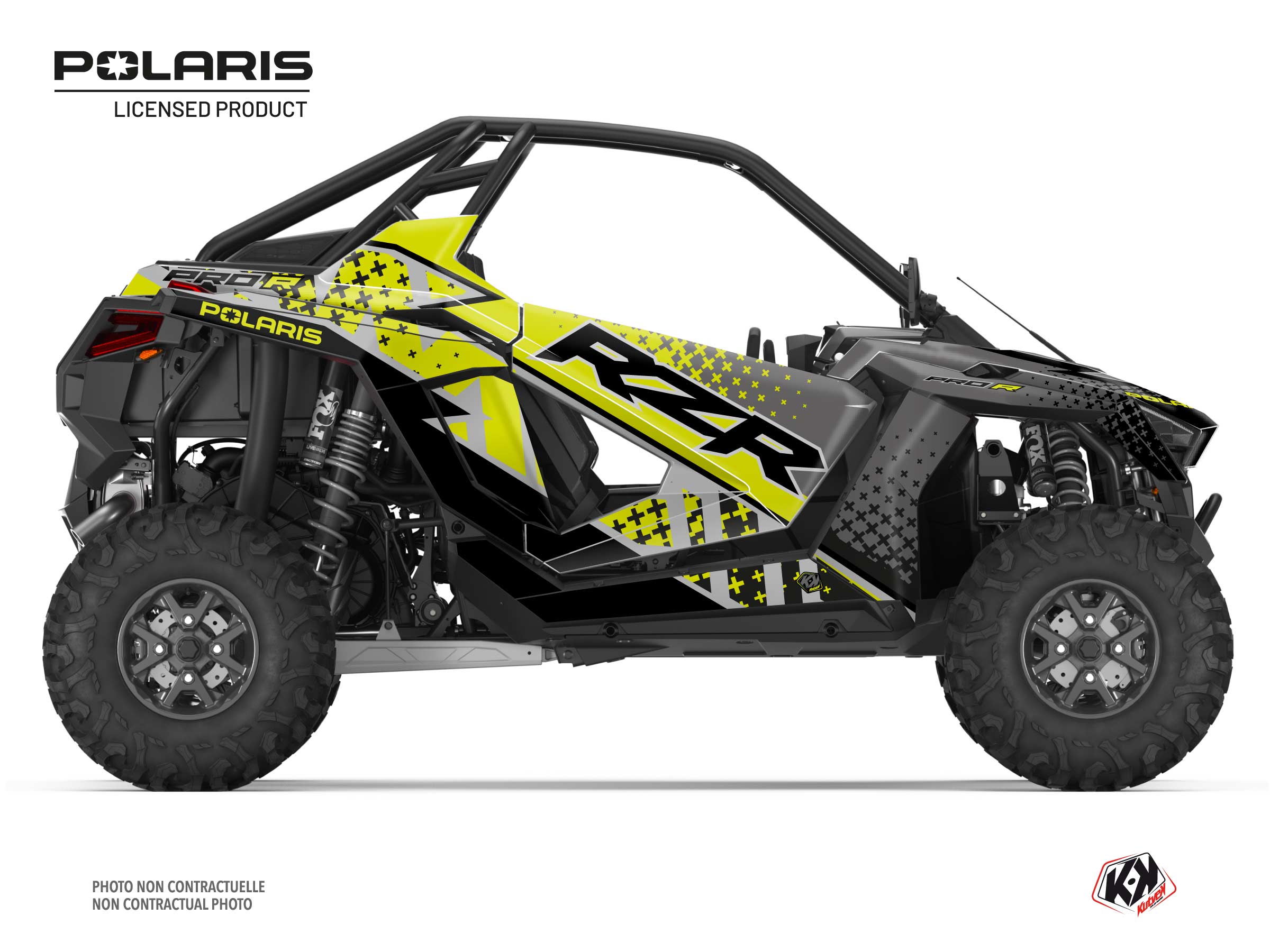 Polaris RZR PRO R UTV Stun Graphic Kit Yellow