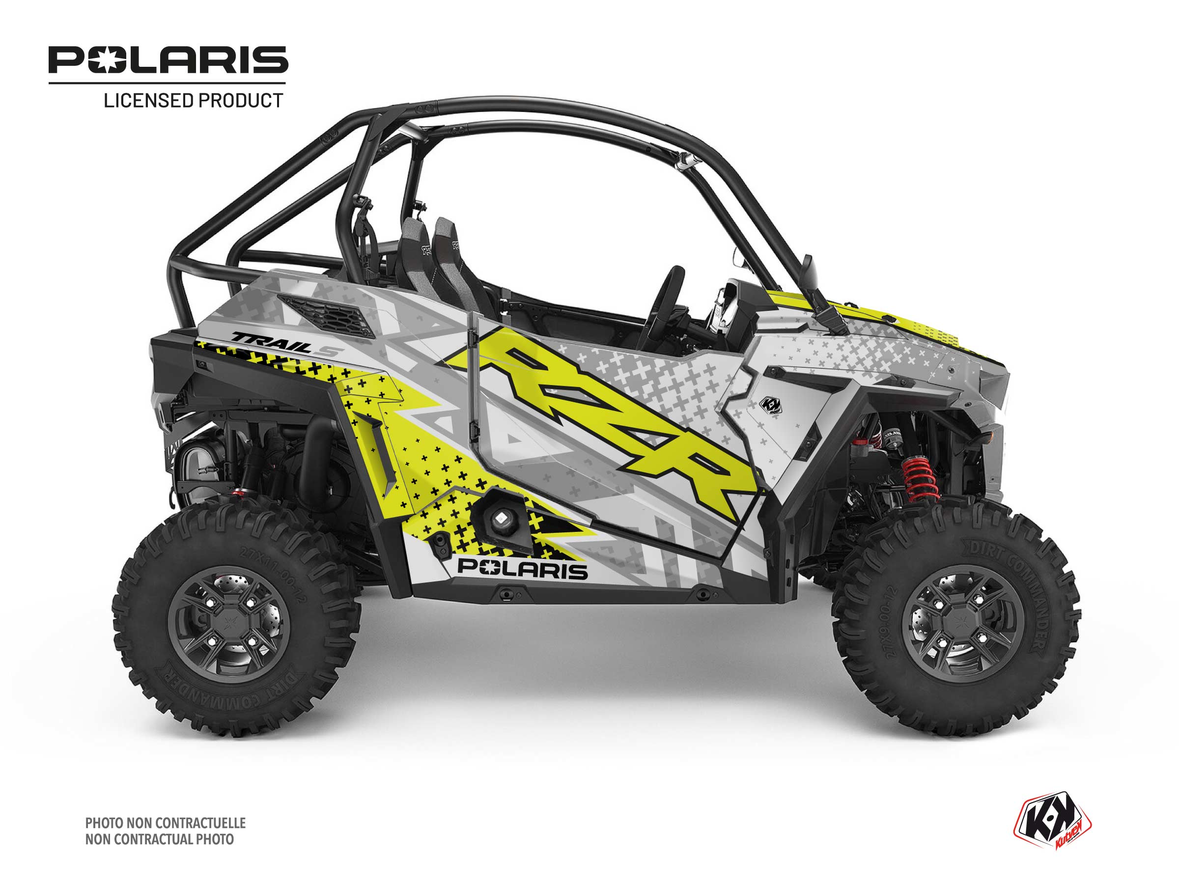 Polaris RZR Trail S UTV Stun Graphic Kit Grey