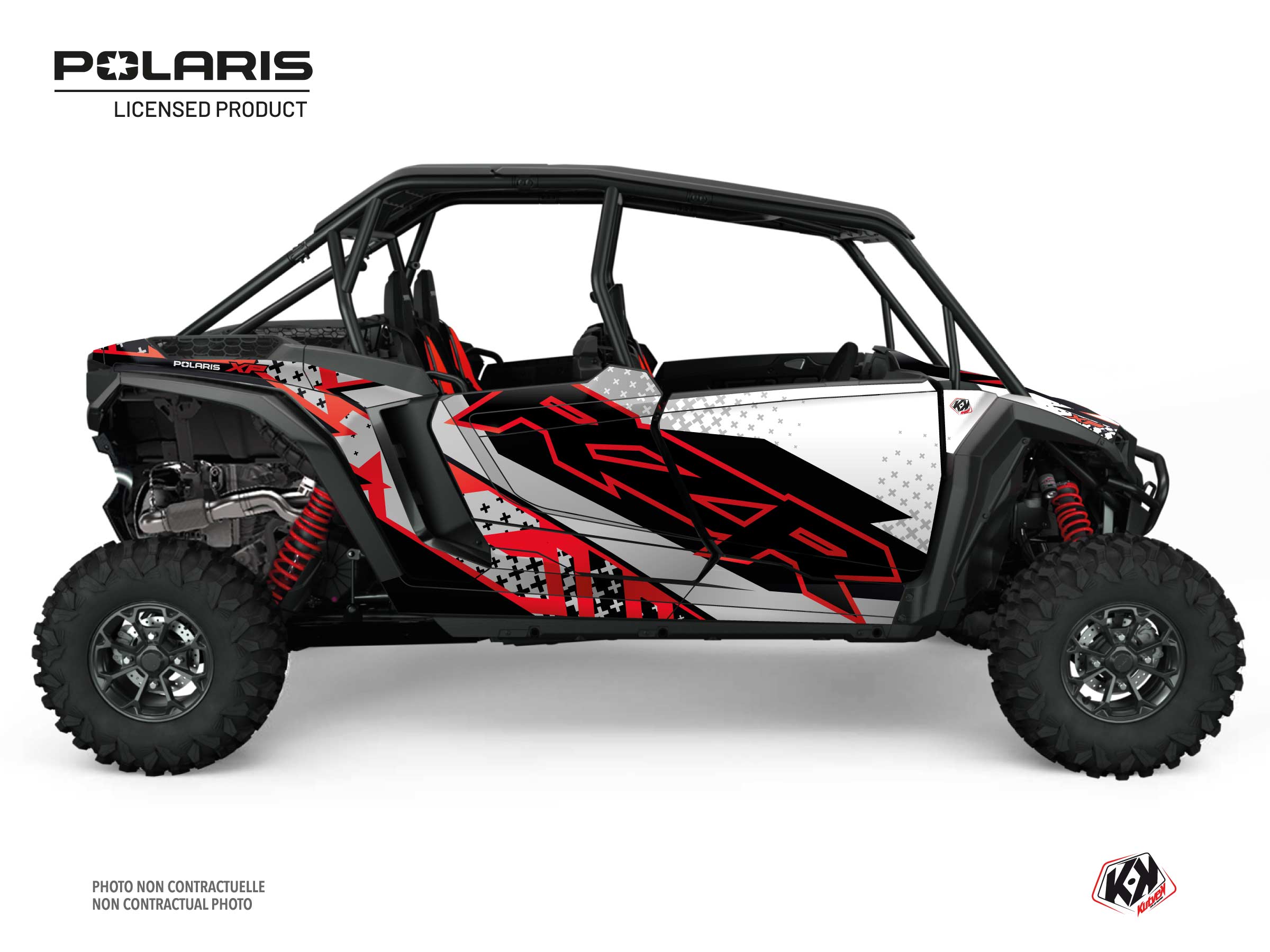 Kit Déco Ssv Stun Polaris Rzr Xp  4 Portes Blanc