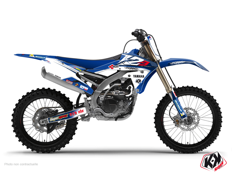 Yamaha 250 YZF Dirt Bike Replica Team 2b Graphic Kit 2015 Kutvek Kit Graphik